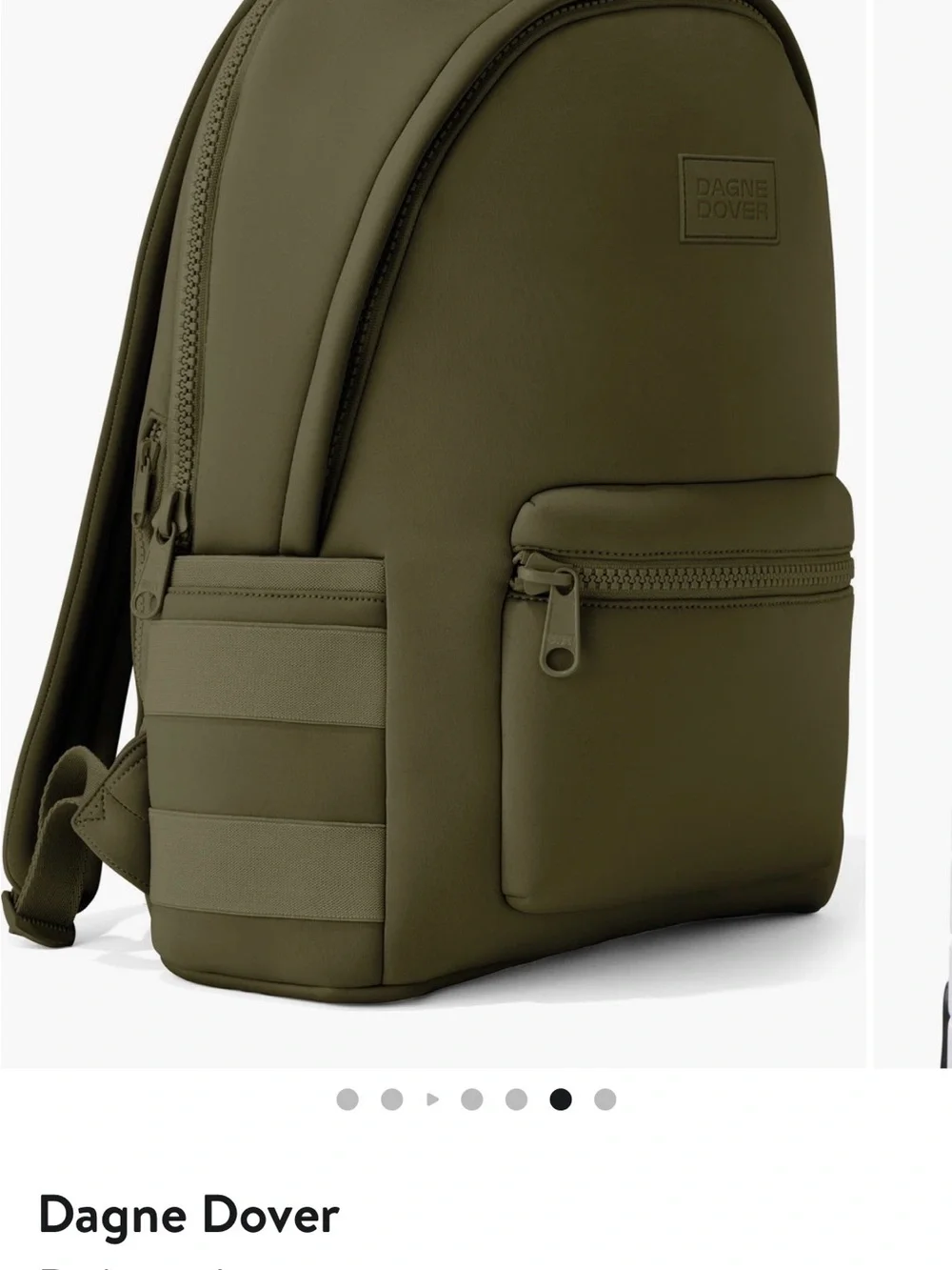 Dagne Dover Dark Moss Large Backpack